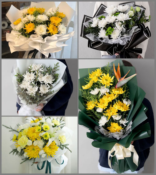 广东揭阳市揭东区埔田镇饶平村白事花束代送